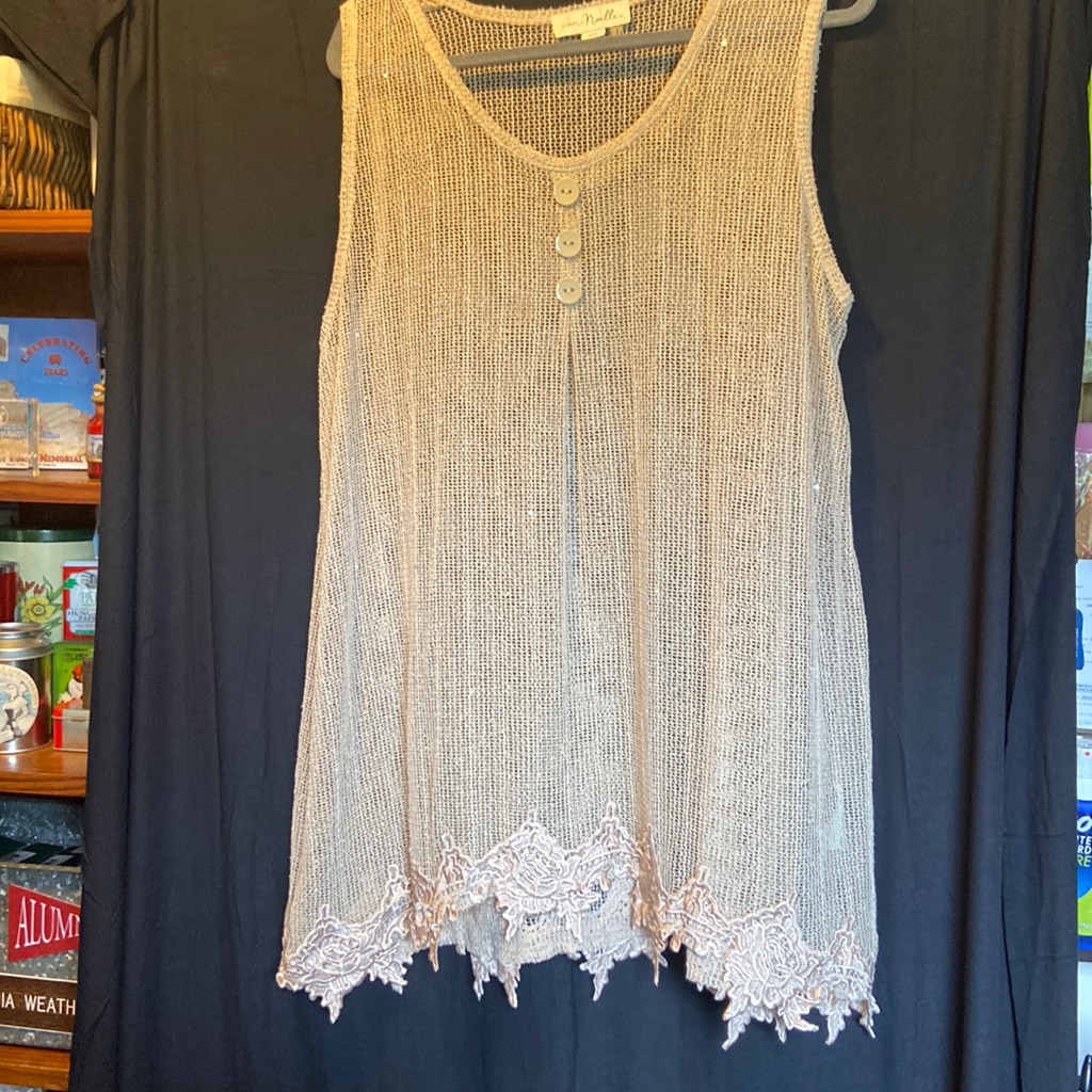 16-18 Xxl Mesh Top/Swimsuit Cover Up